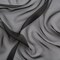 1 Yard Chiffon Like Silk Voile 54" Wide Black Sheer Fabric for Dresses